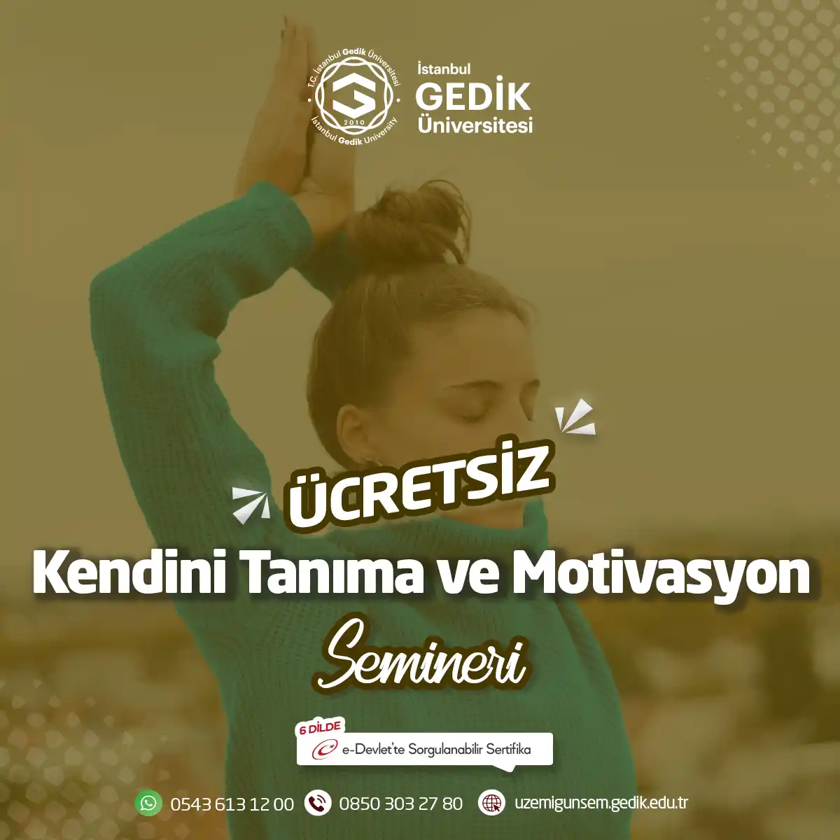 Ücretsiz - Kendini Tanıma ve Motivasyon Eğitimi